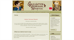 Desktop Screenshot of gallatinvethospital.com
