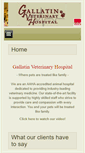Mobile Screenshot of gallatinvethospital.com